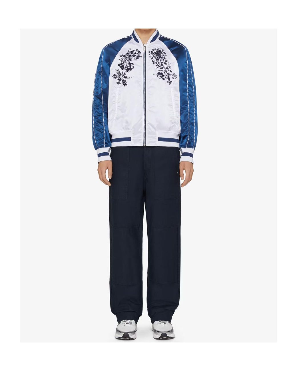 Givenchy Blue Straight-Leg Pants for men