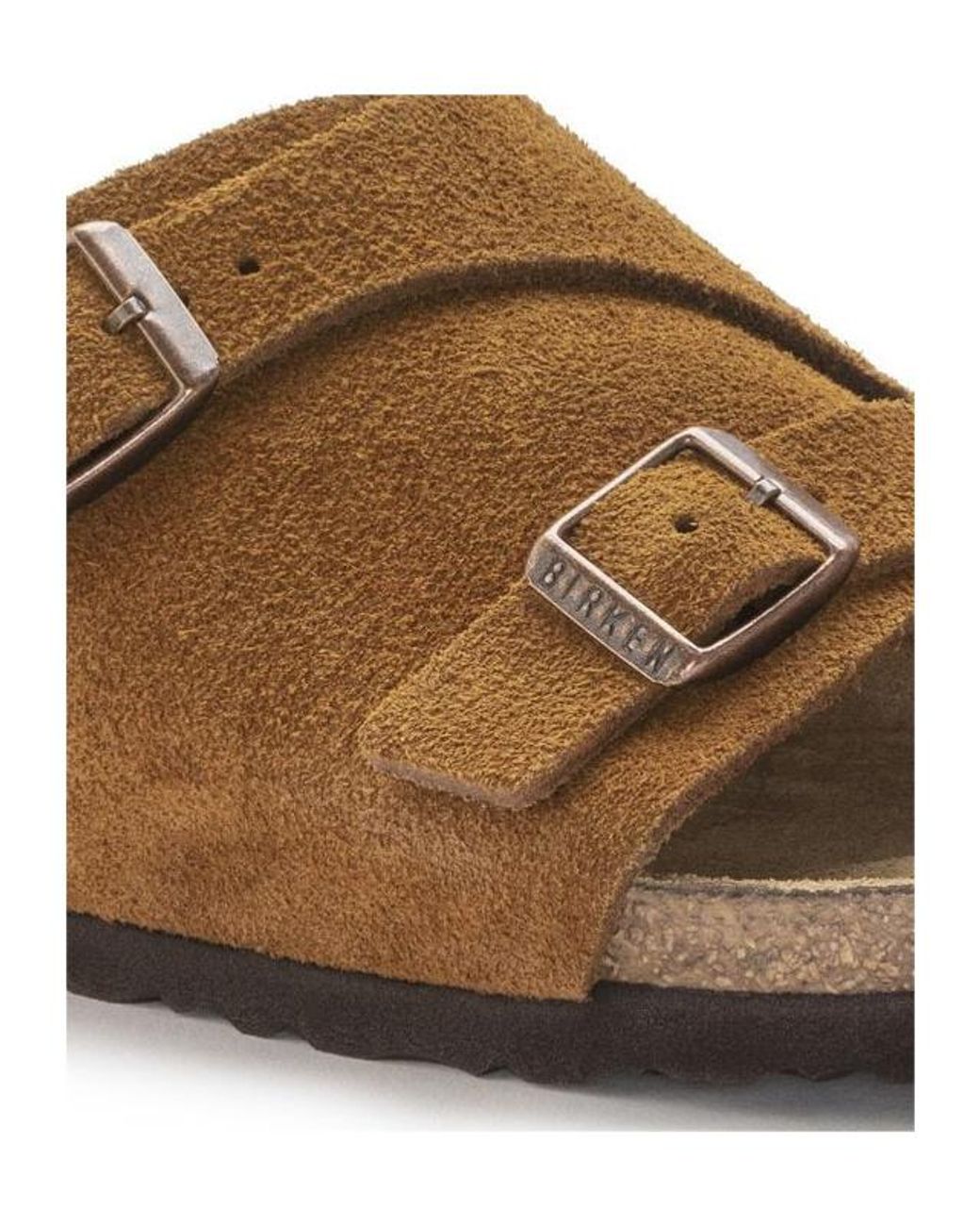 Birkenstock Brown Zurich Double Buckled Sandals for men