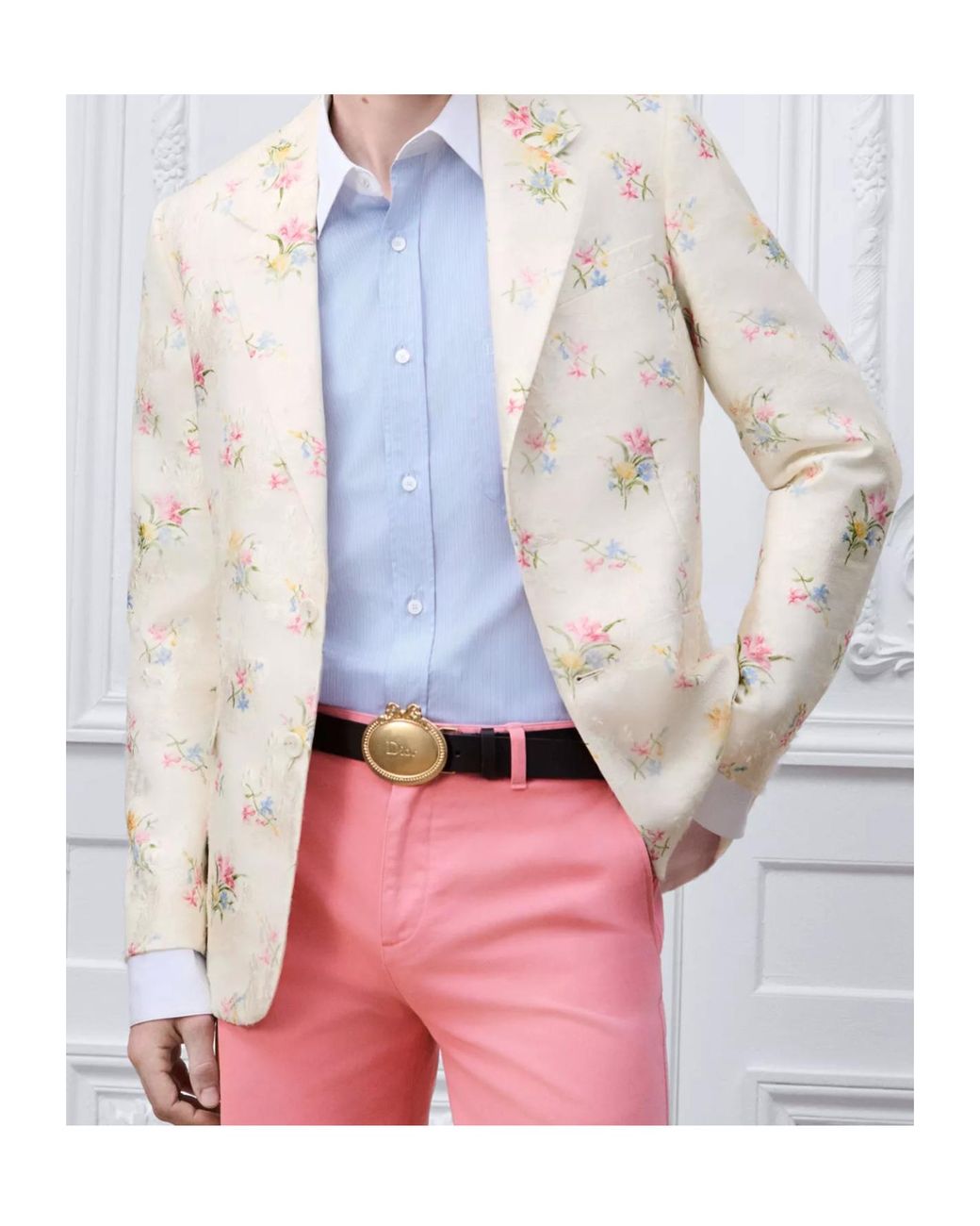 Dior White Single-Breasted Jacket for men