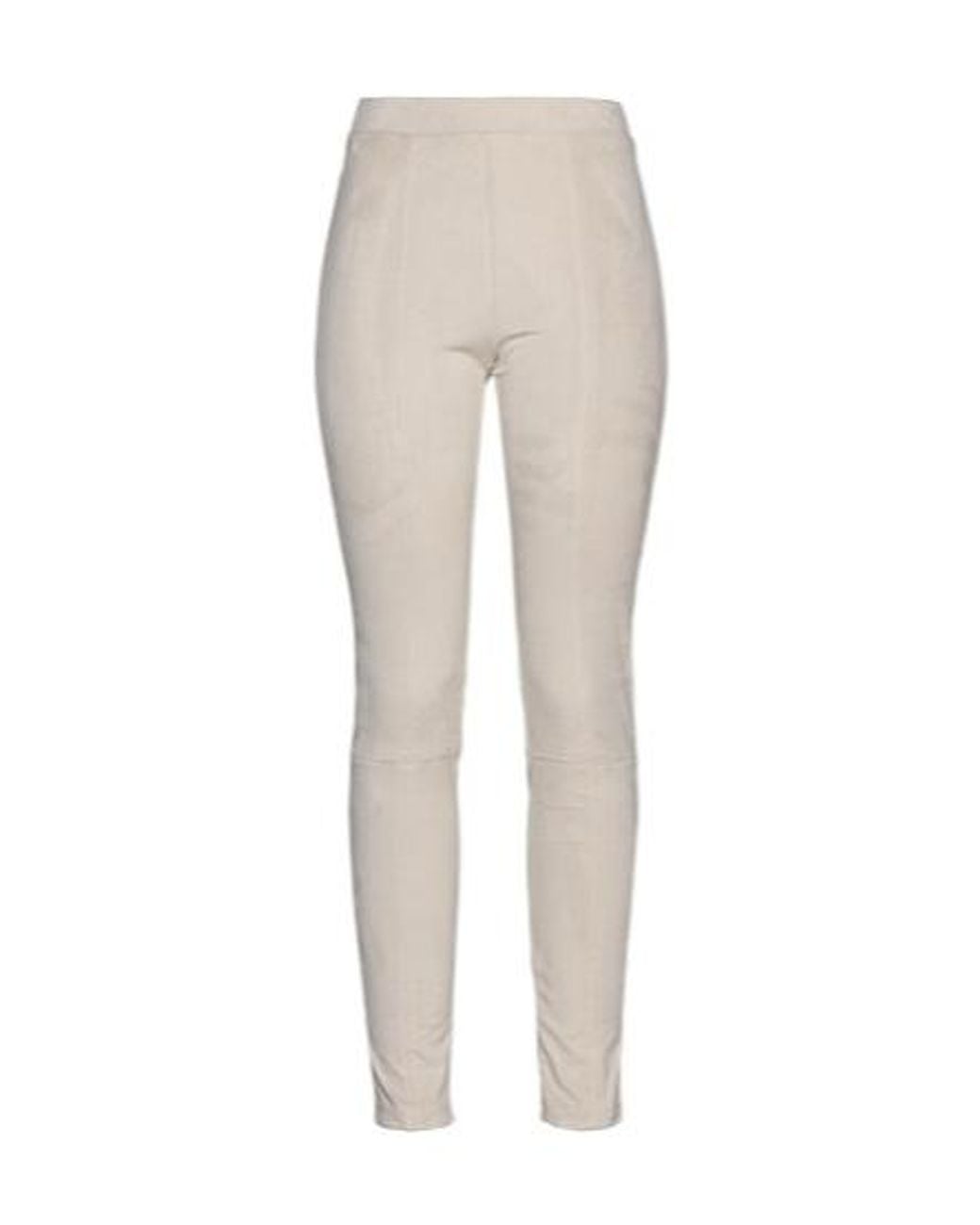 Max Mara White Simple Versatile Trousers