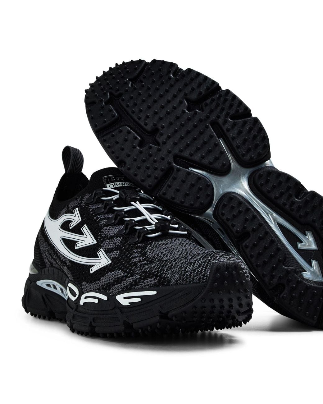 Off-White c/o Virgil Abloh Black Versatile Sports Shoes for men