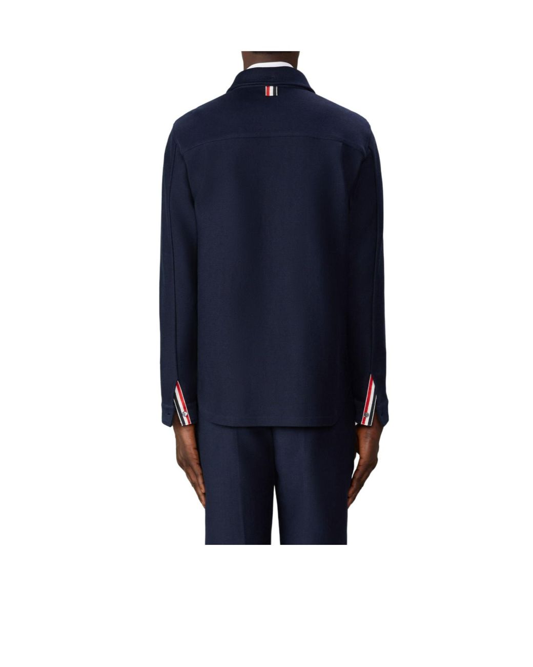 Thom Browne Blue Buttoned Jacket for men