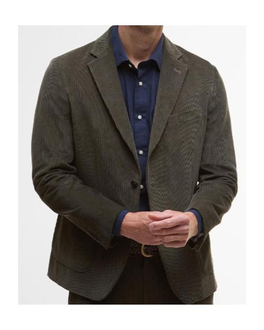 Barbour Black Long-Sleeved Blazer for men