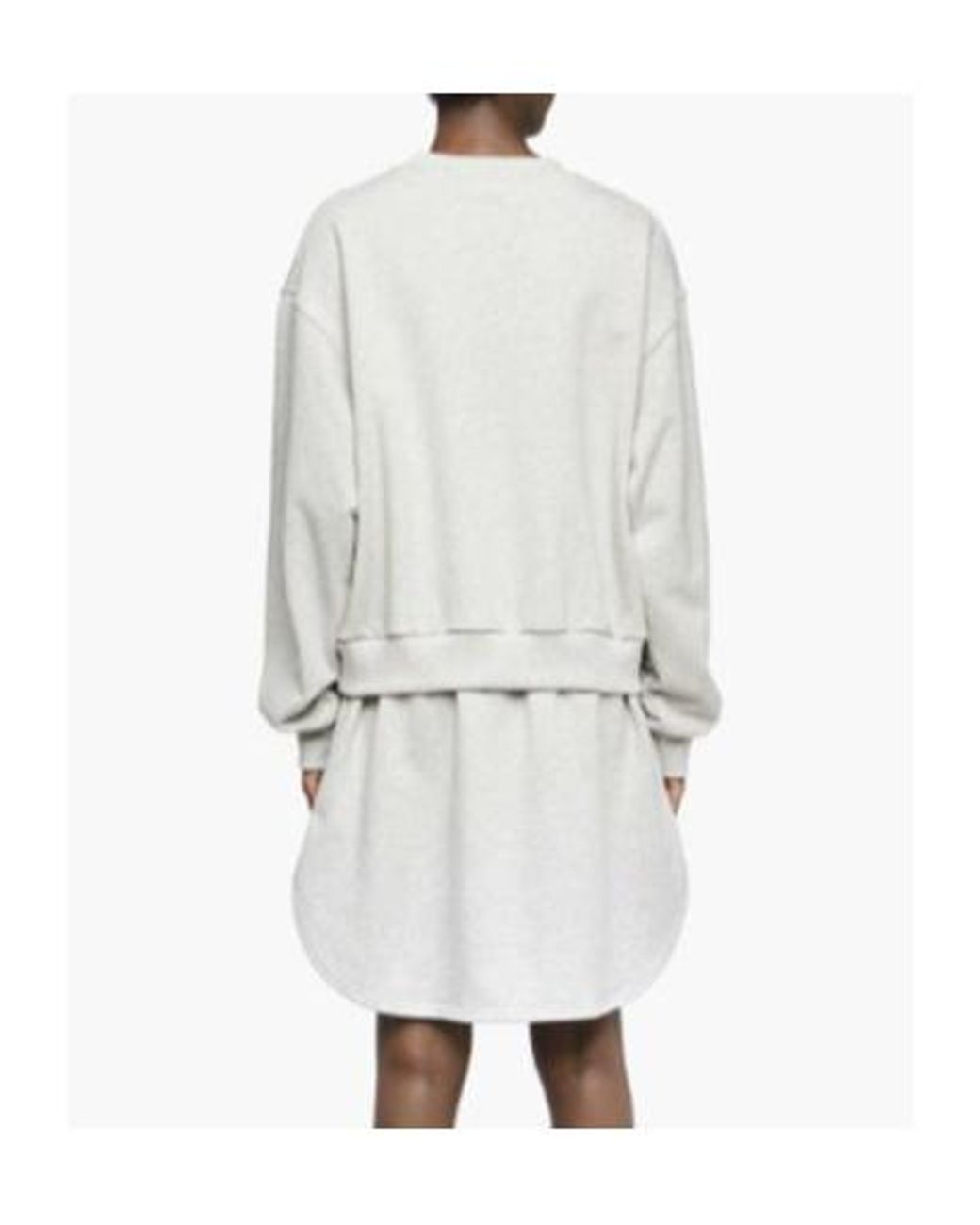 J.W. Anderson White Jw Anderson Layered Sweatshirt Dress