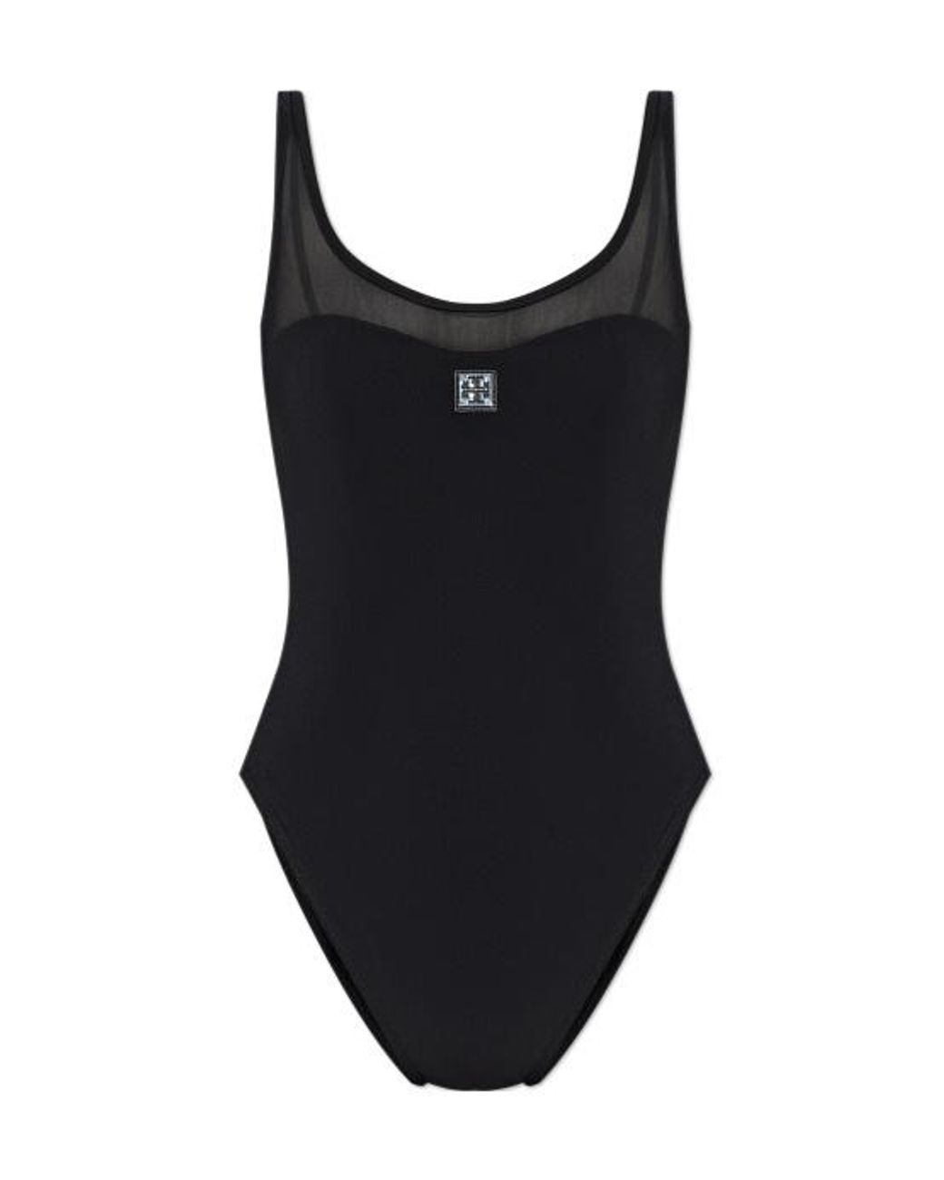 【送料&関税込】Tory Burch Black Mesh Tank Swimsuit Tory Burch Mesh Tank Swimsuit in Black | Lyst