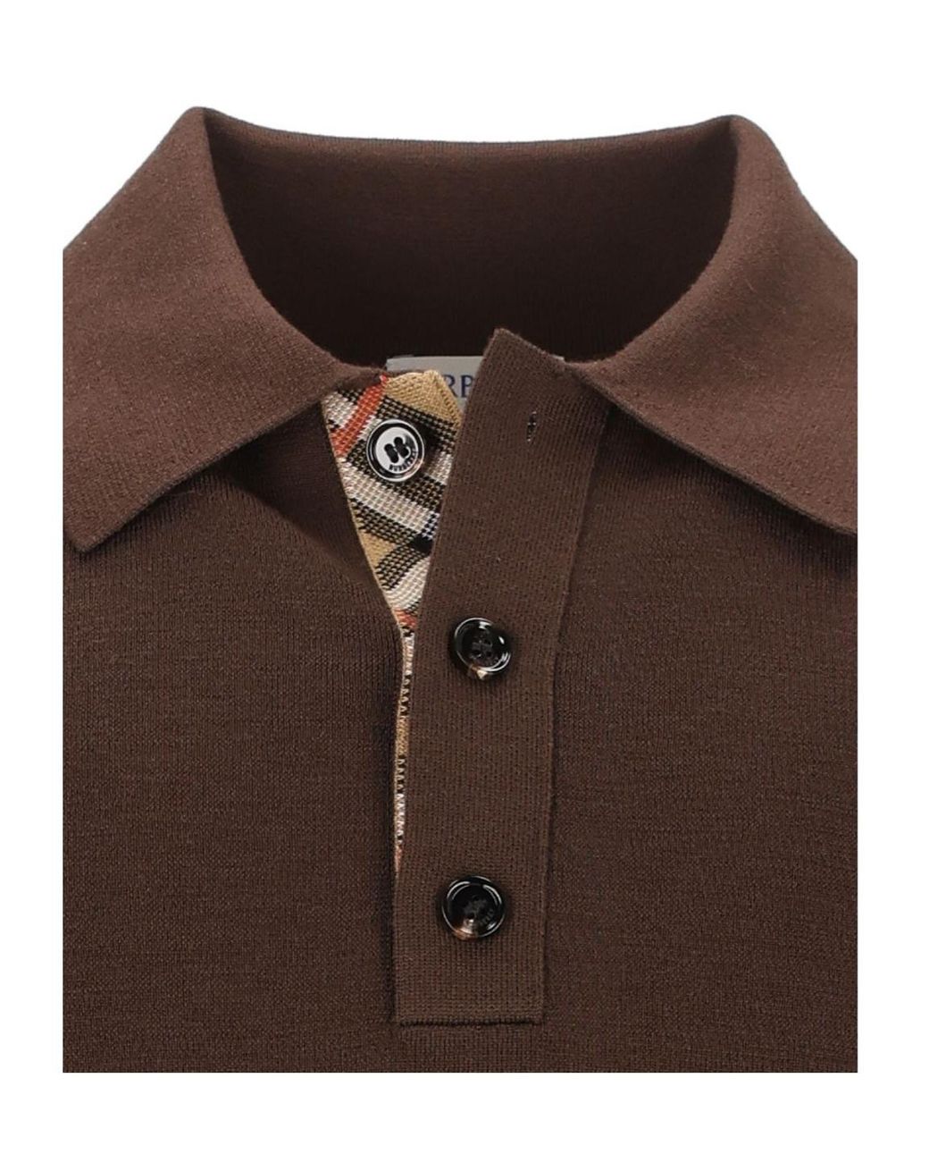 Burberry Black Marcus Long-Sleeve Polo Sweater for men