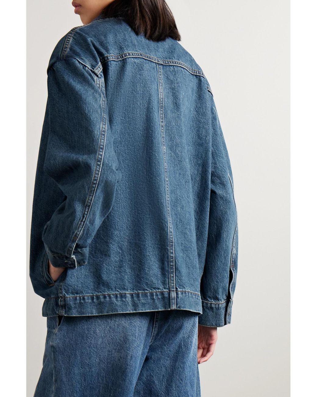 Co. Blue Loose-Fitting Denim Jacket