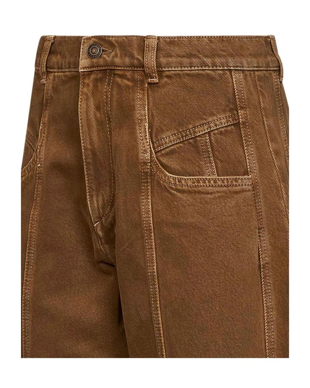 Isabel Marant Natural Leja Tapered Jeans