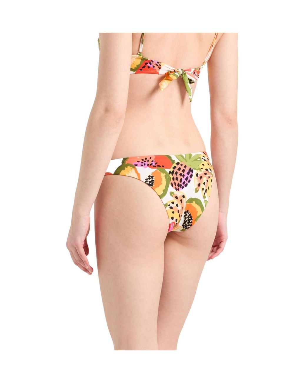 Farm Rio White Colorful Bikini Panties