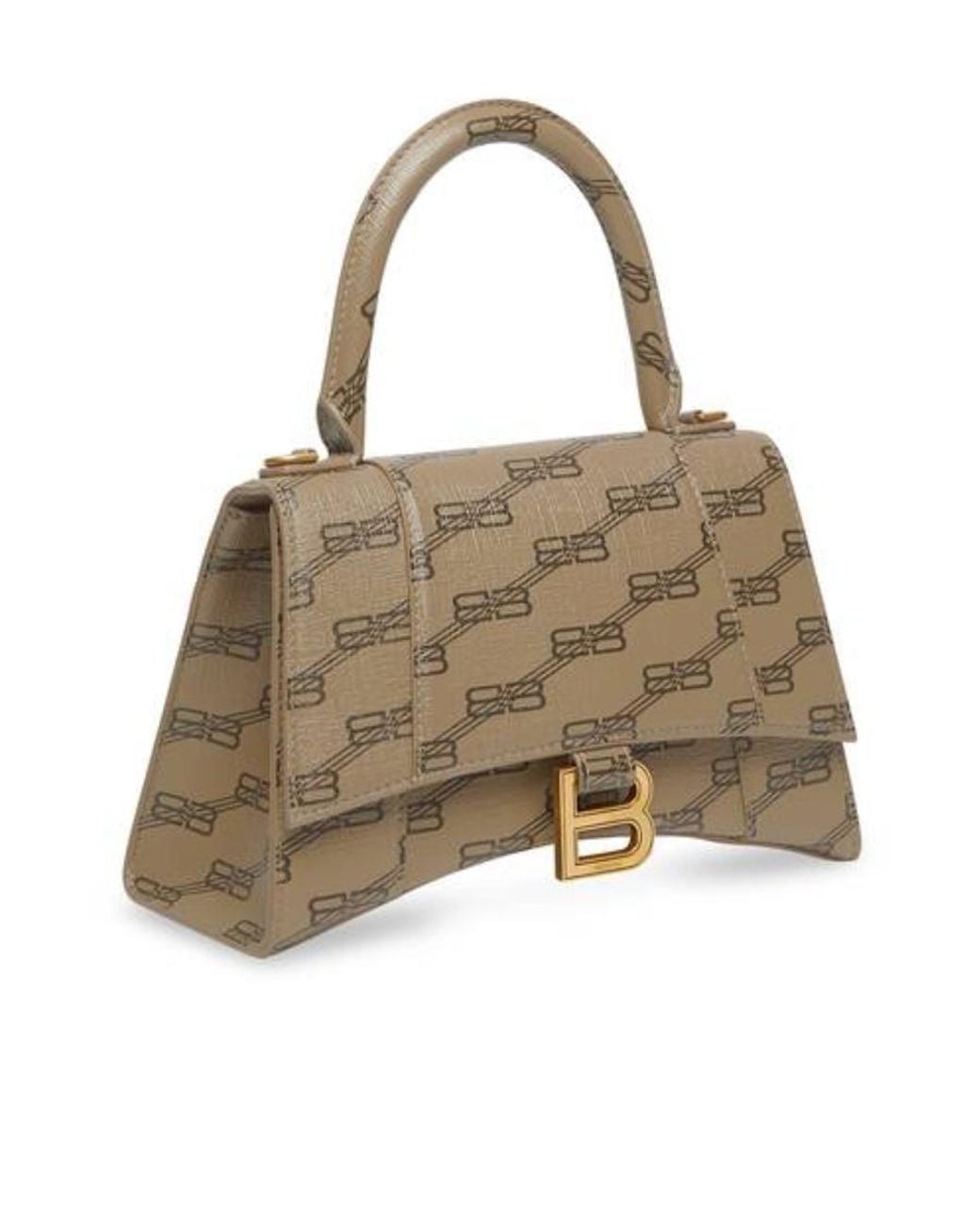 Balenciaga Natural Hourglass Small Tote Bag