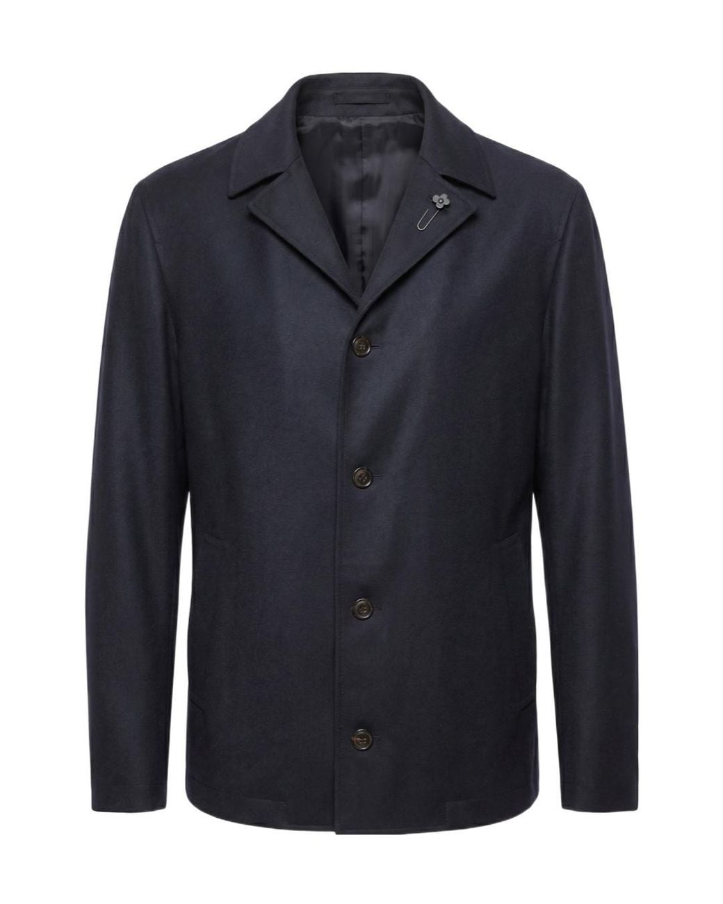 Lardini Blue Single-Breasted Tailored Blazer for men