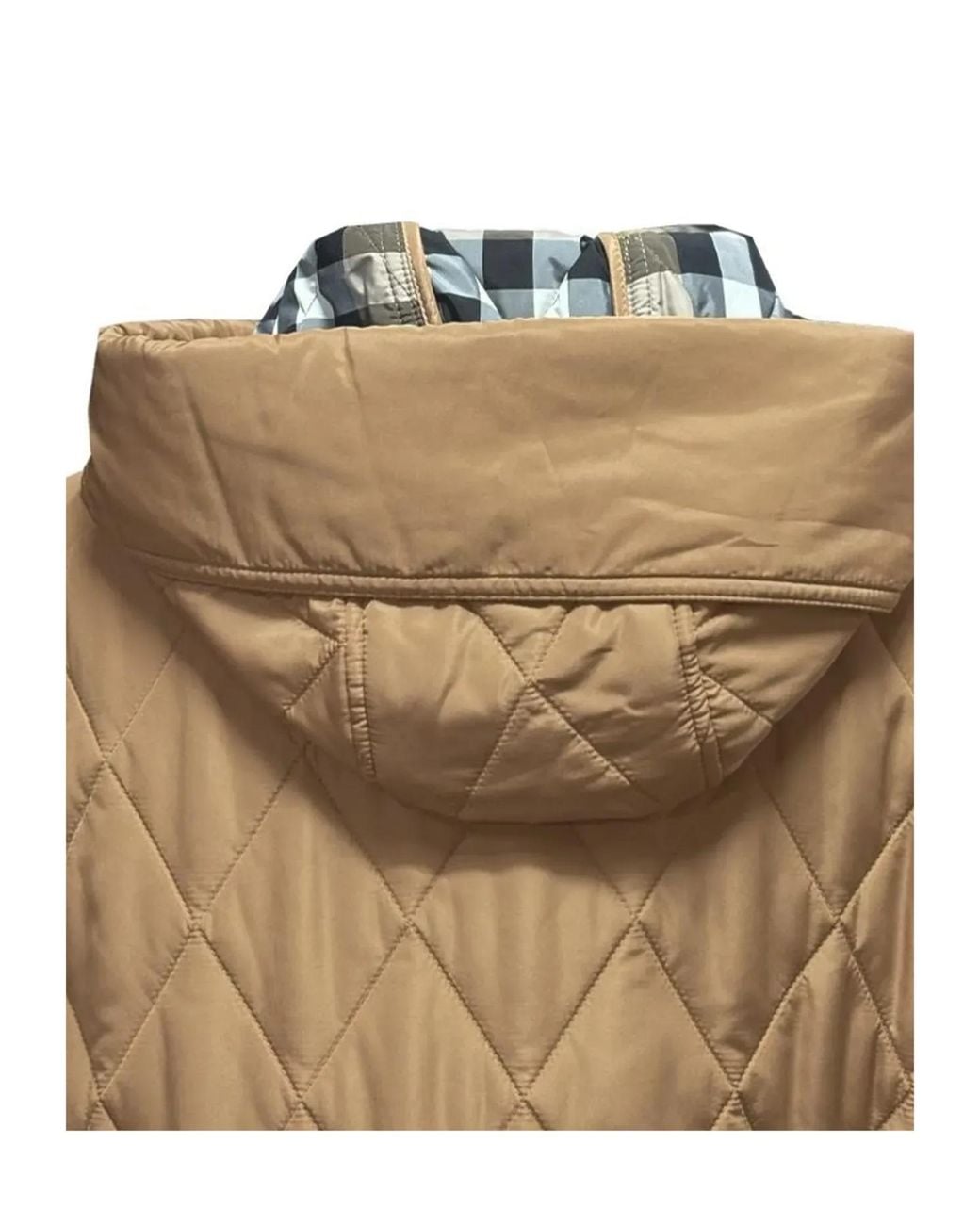 Burberry Natural Long Hooded Cotton Suit
