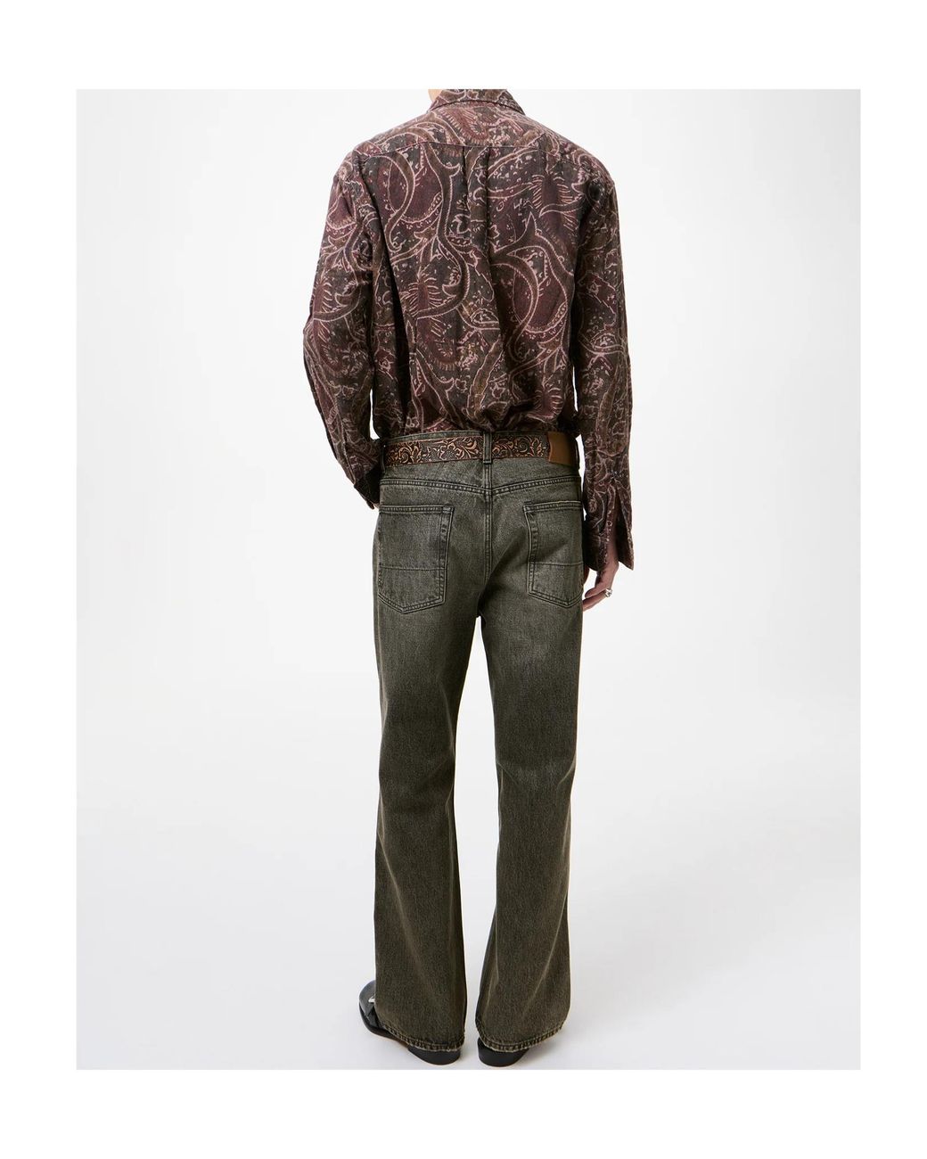 Our Legacy Gray Third Cut Straight-Leg Jeans for men