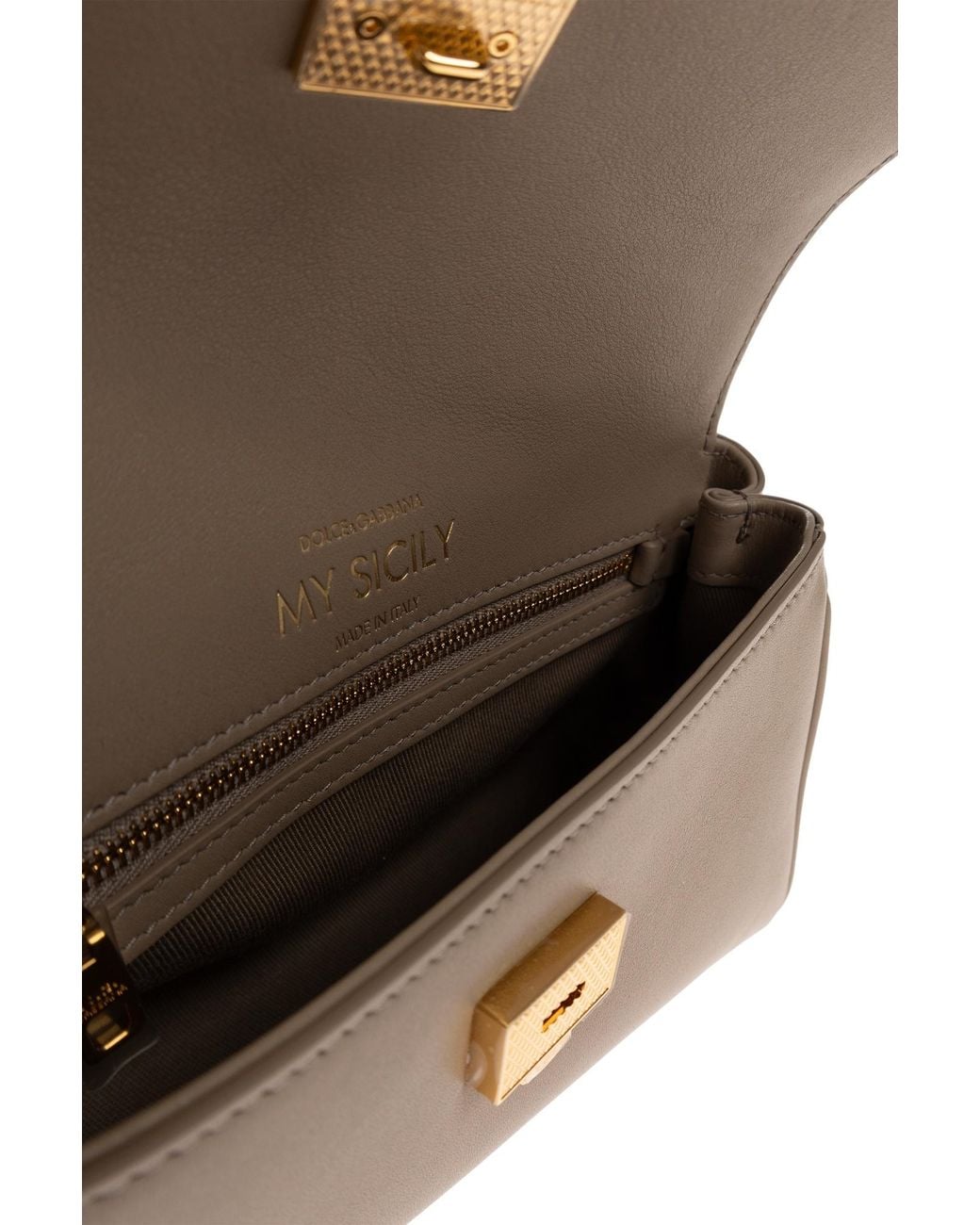 Dolce & Gabbana Natural My Sicily Handbag