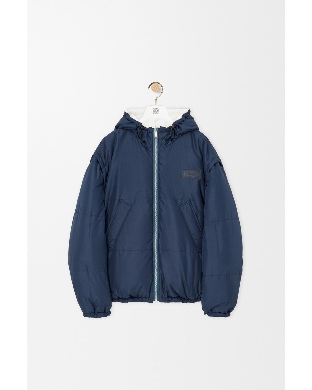Loewe White Puffer Jacket for men