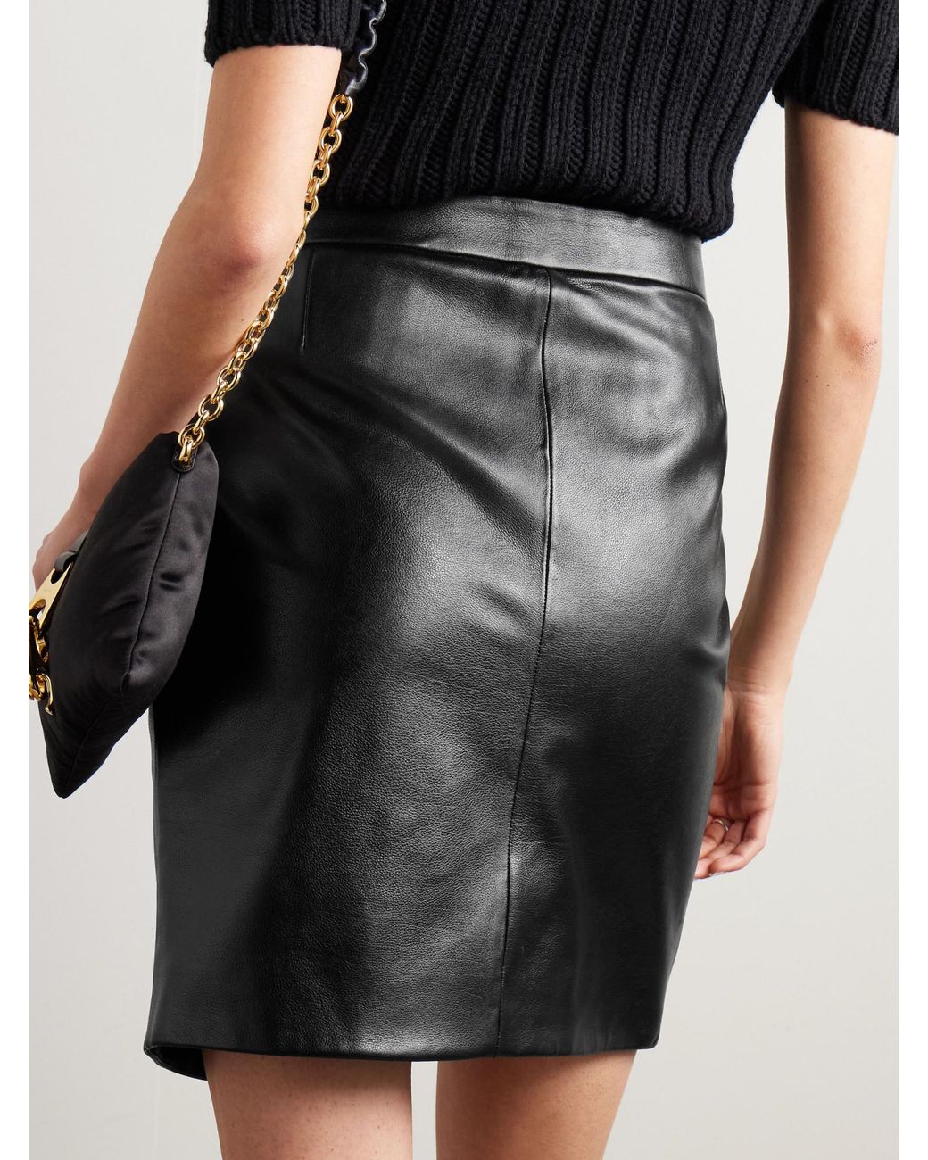 Tom Ford Black High Waist Skirt