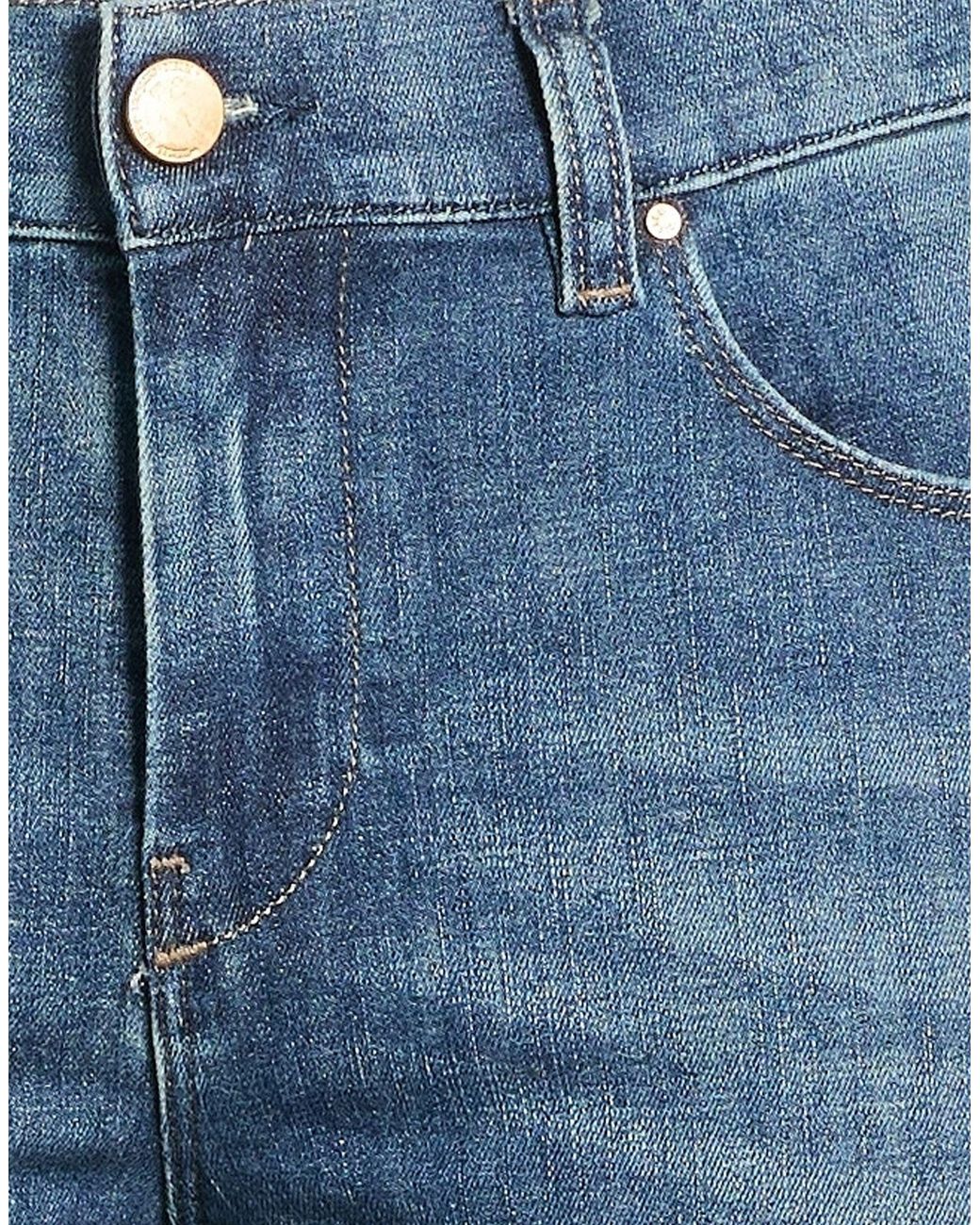 DIESEL Blue Mid-Rise Tapered Jeans