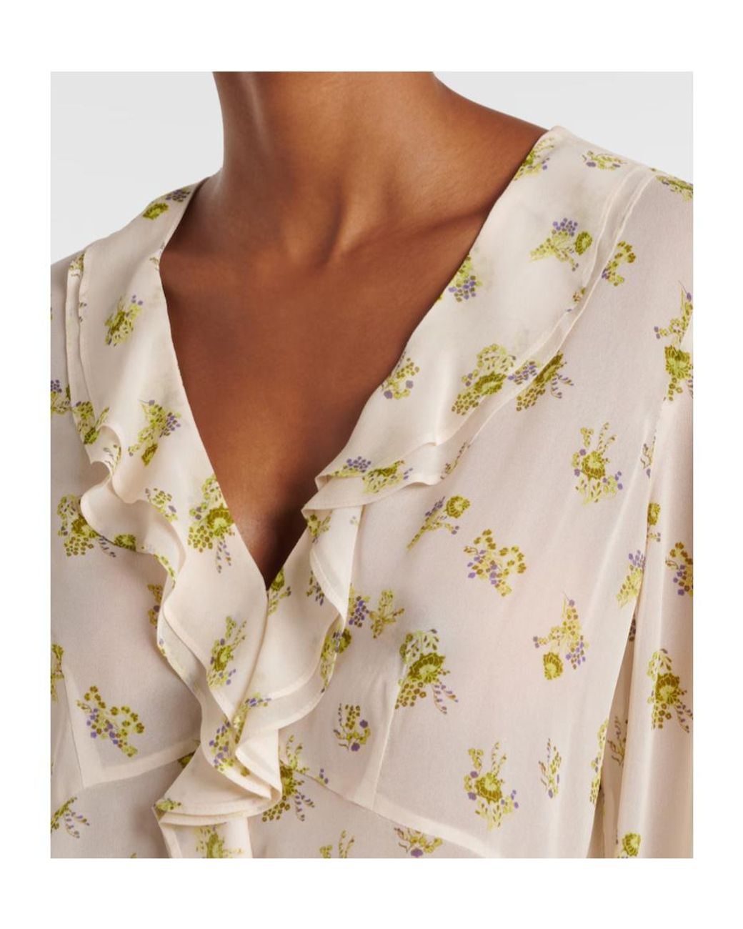 Dorothee Schumacher Natural Floral Georgette Cover-Up