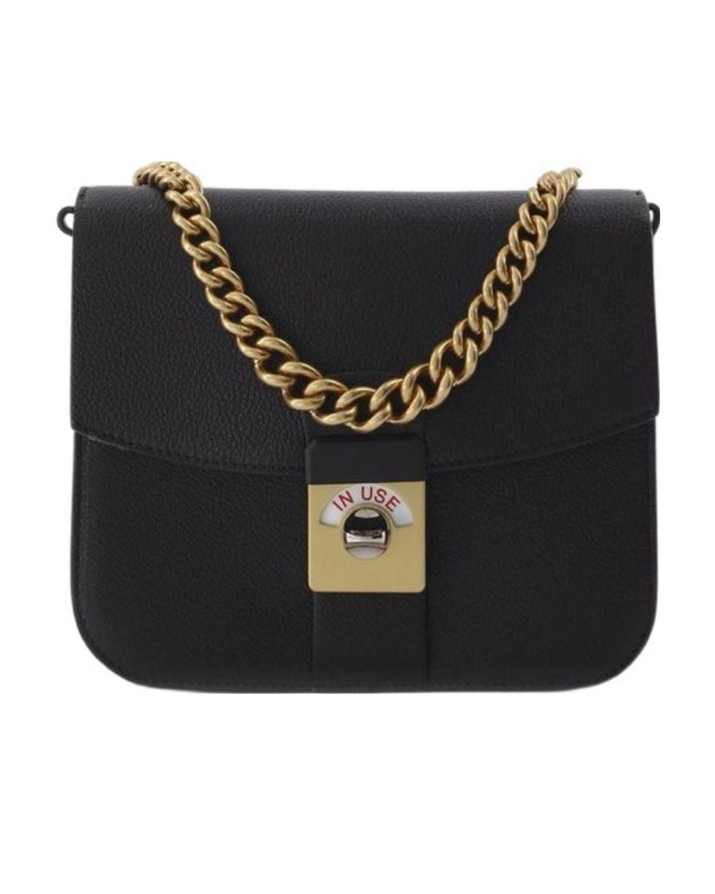 Maison Margiela Black Two-Tone Chain-Link Shoulder Bag
