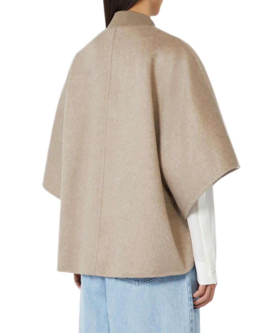 Max Mara Natural Leticia Button-Up Coat