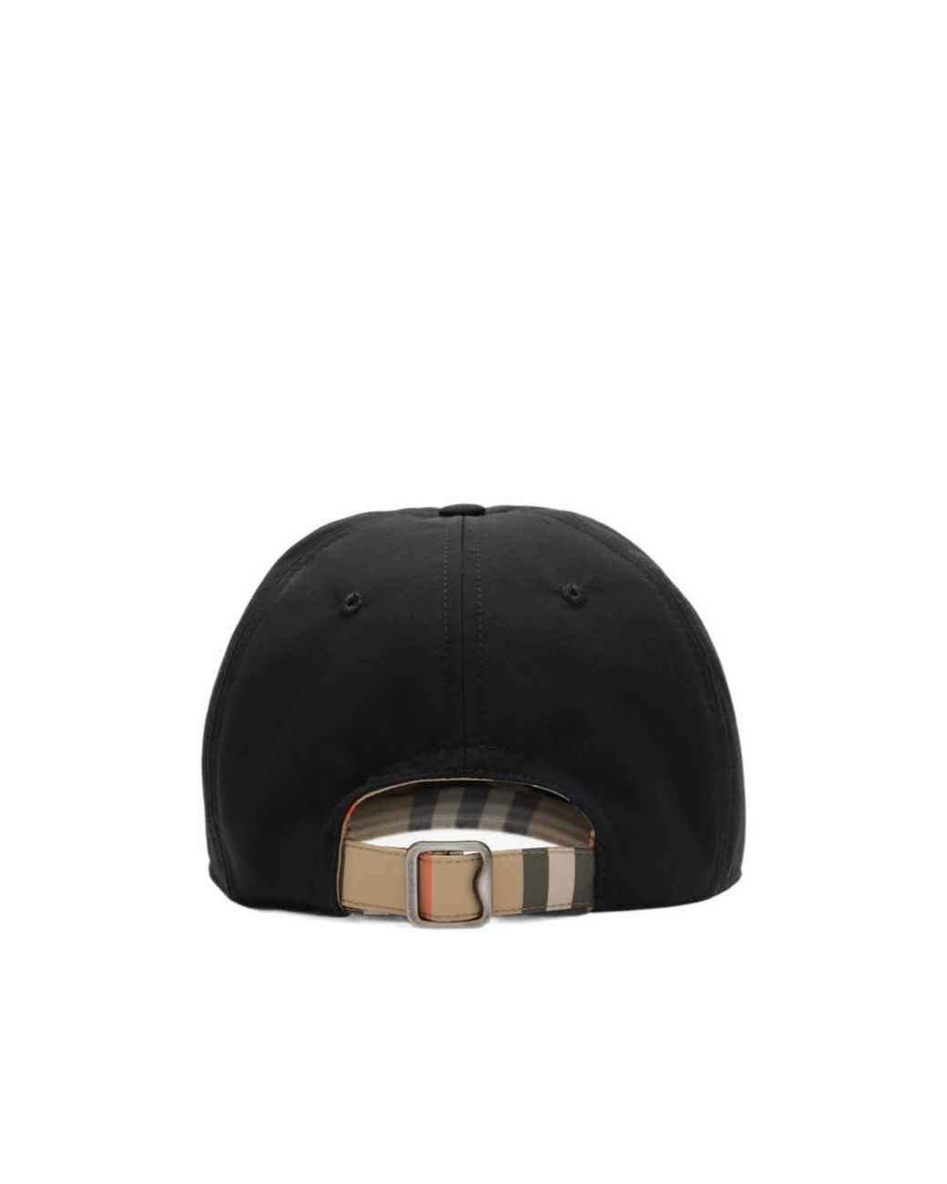 Burberry Black Logo Strap Baseball Hat
