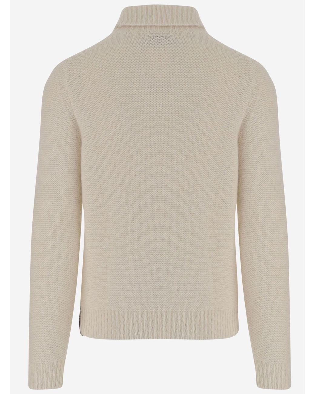 K-Way Natural Turtle Neck Knitted Jumper for men