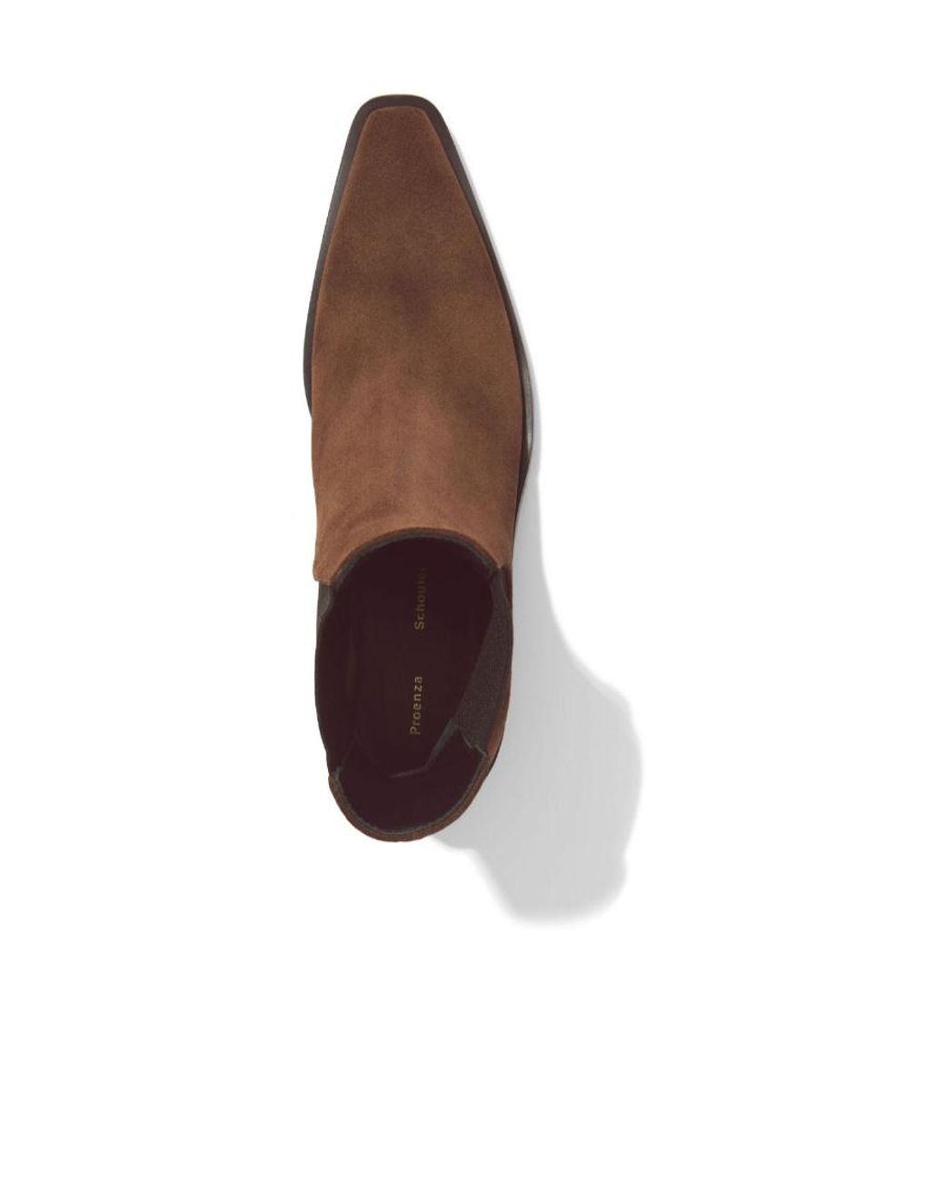 Proenza Schouler Brown Pointed Toe Chelsea Boots