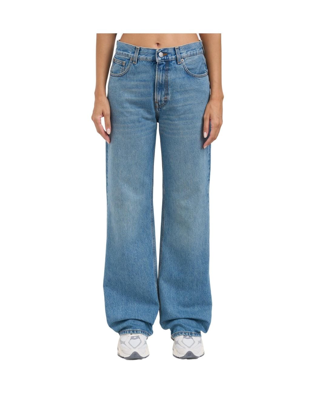 Haikure Blue Five-Pocket Denim Trousers