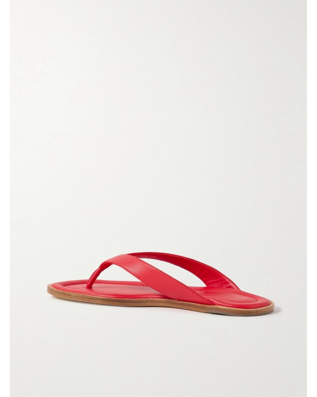Staud Red Minimalist Sandals