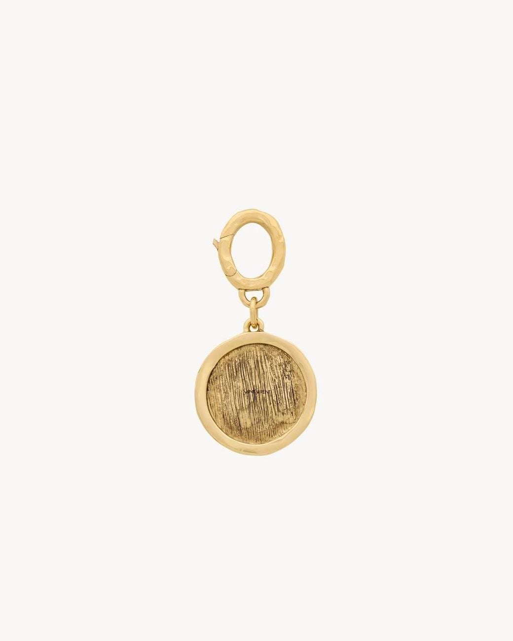 Saint Laurent Metallic Cassandre Charm