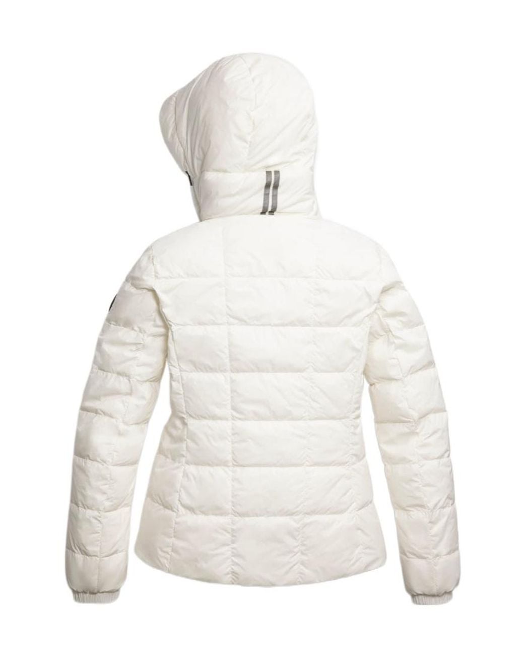 Canada Goose White Abbott Hoodie Label