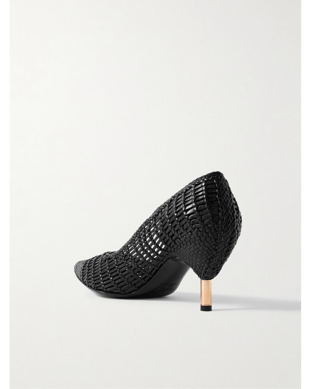 Gabriela Hearst Black Braided High Heels