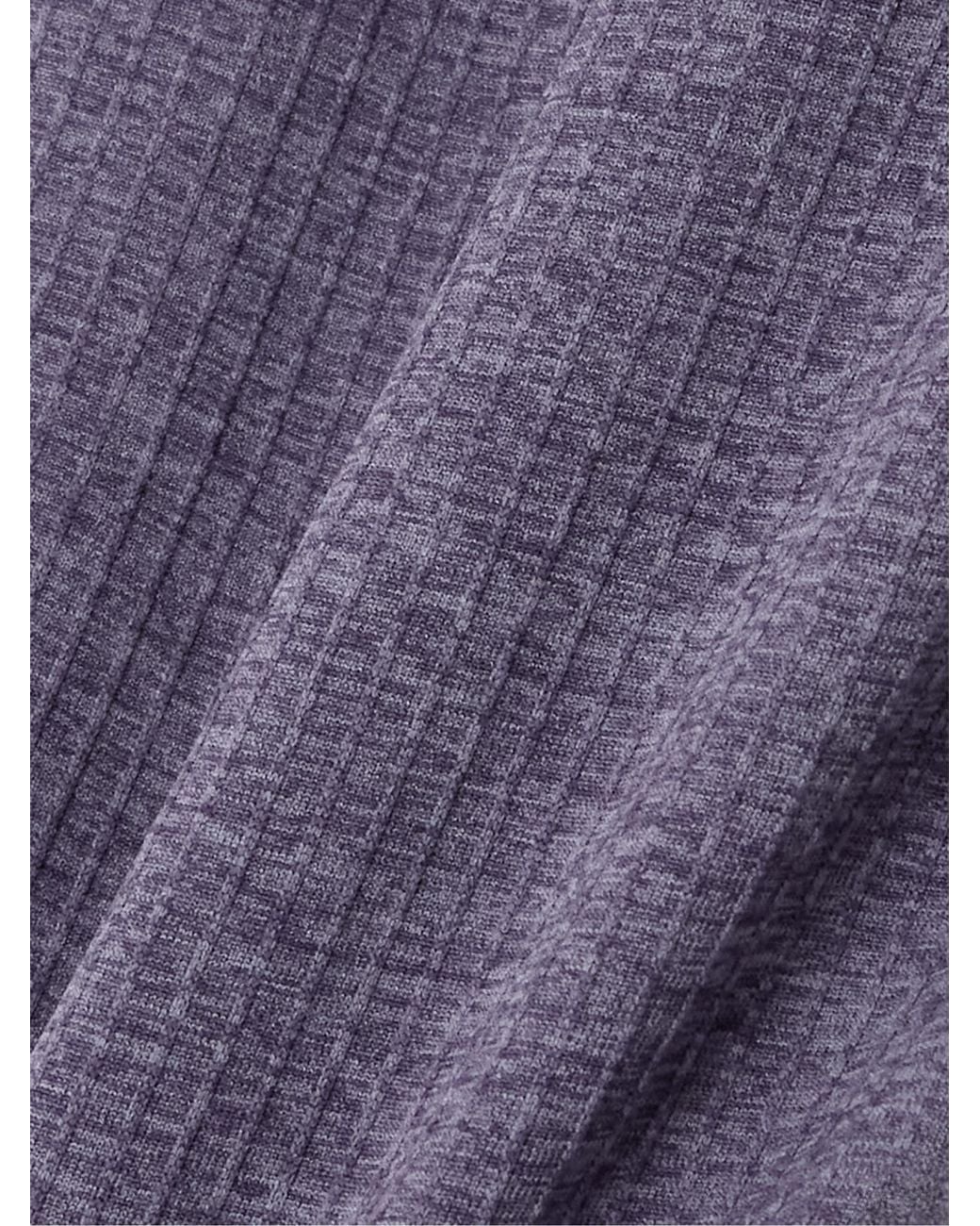 lululemon athletica Purple Ribbed Plain Weave Tank Top