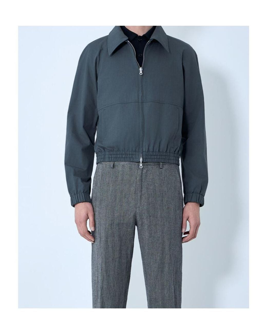 Dries Van Noten Blue Vinnys Reversible Bomber Jacket for men