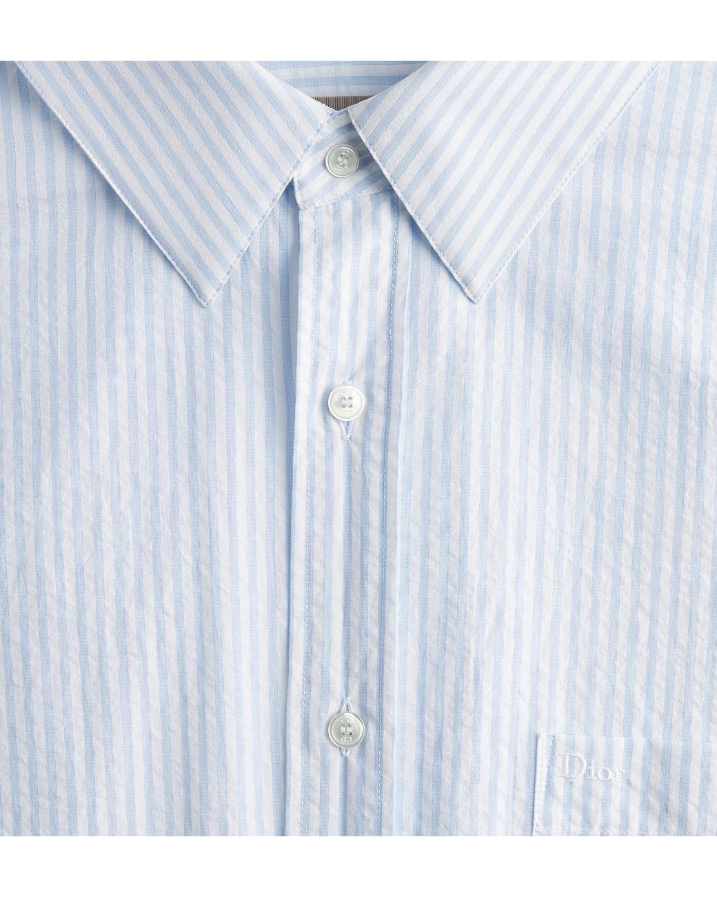 Dior White Iviera Short-Sleeved Shirt for men