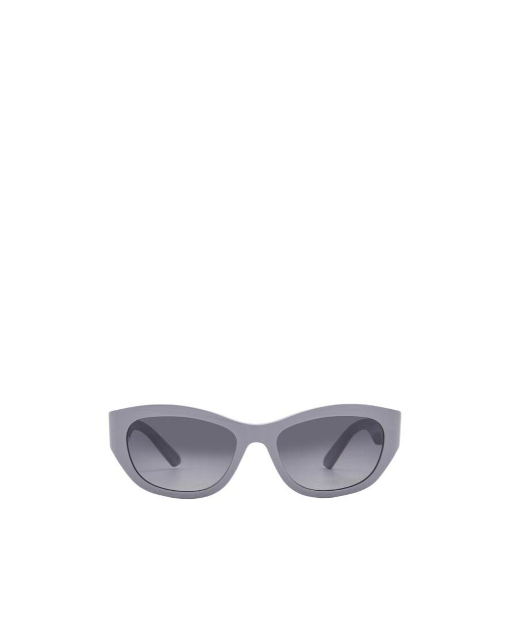 Dior White Full-Rim Sunglasses