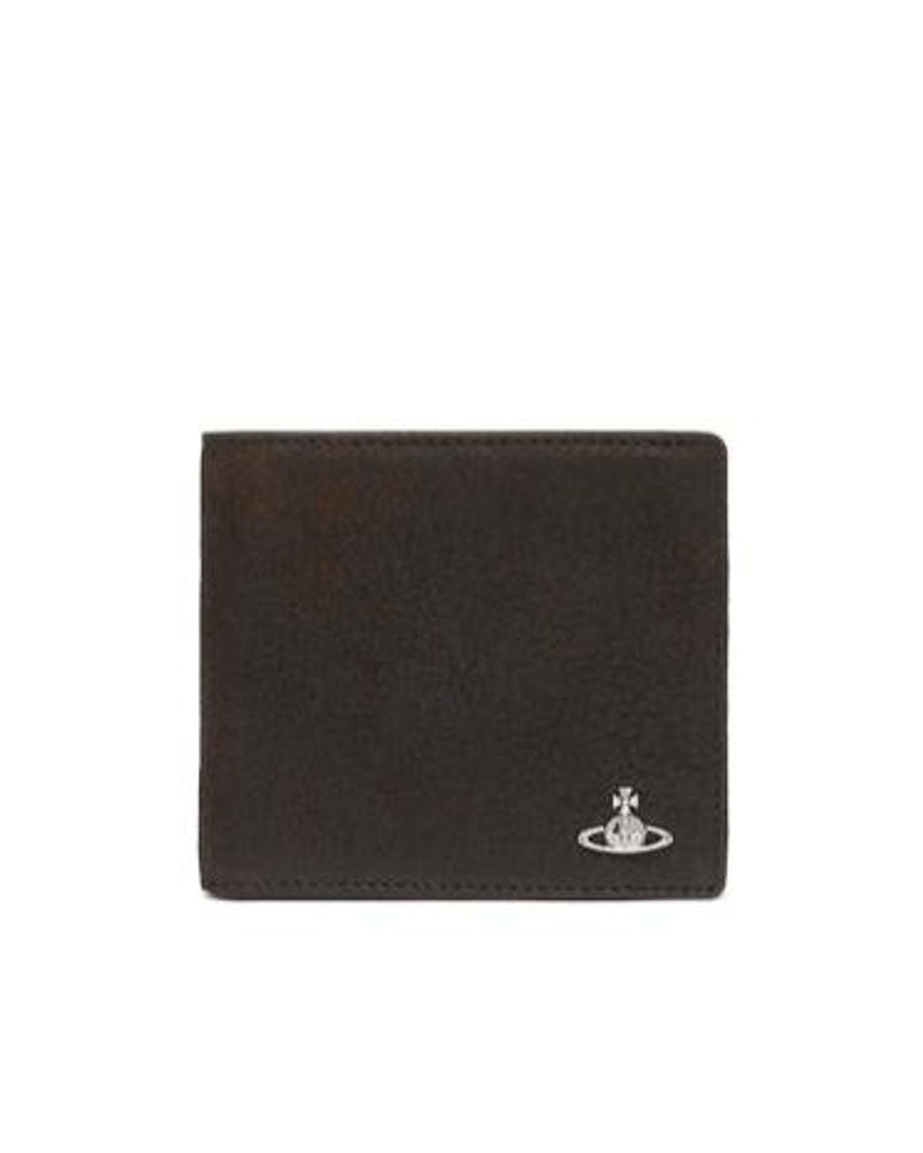 Vivienne Westwood Black Orb Plaque Bi-Fold Wallet