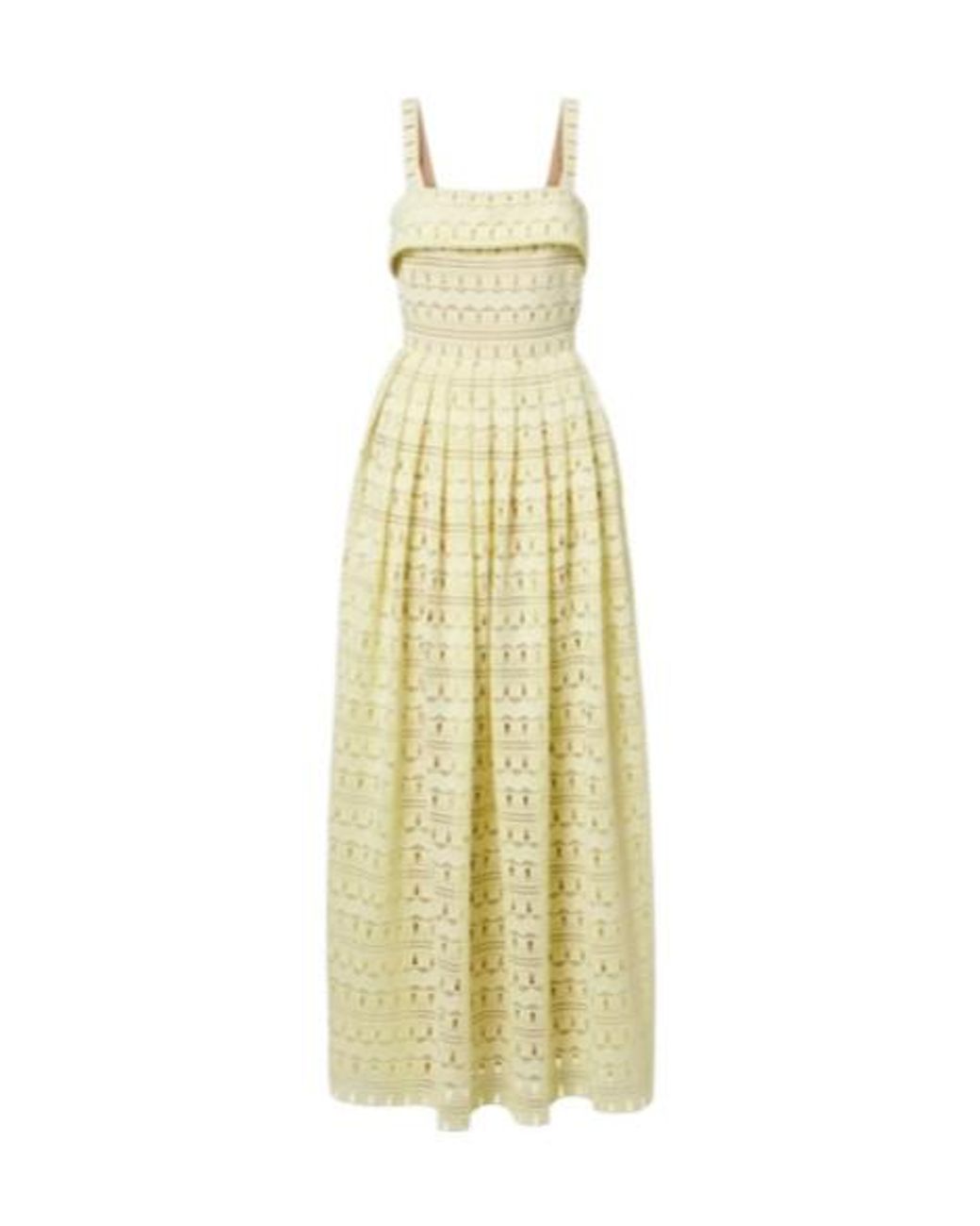 Elie Saab Metallic Fringed Dress