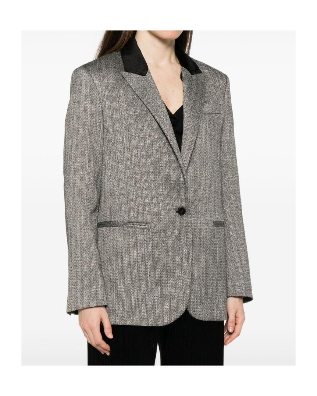 Forte_forte Gray Long-Sleeve Blazer