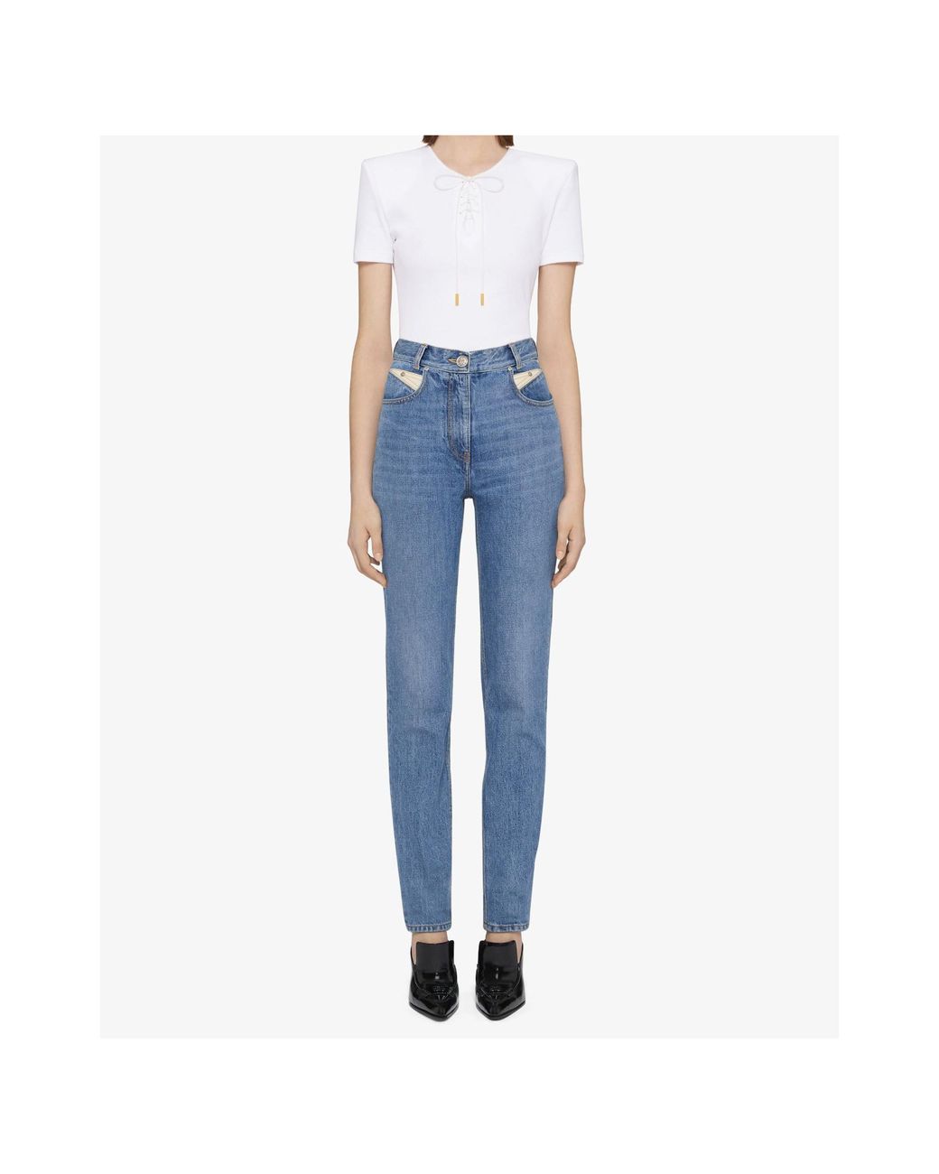 Givenchy White Slim Fit T-Shirt