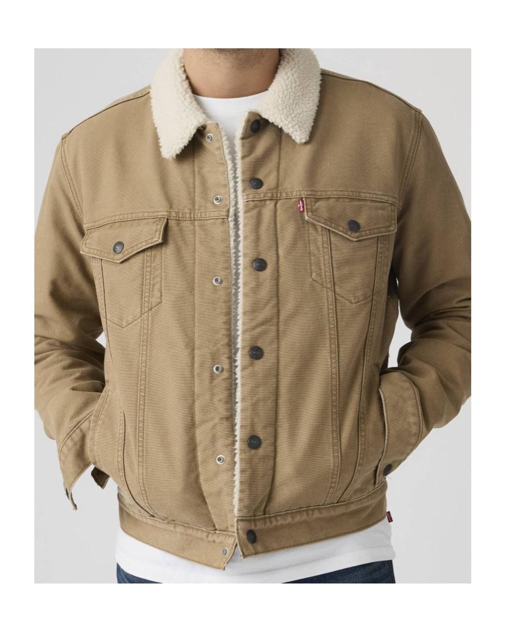 Levi's Natural Type Iii Sherpa Trucker Jacket for men