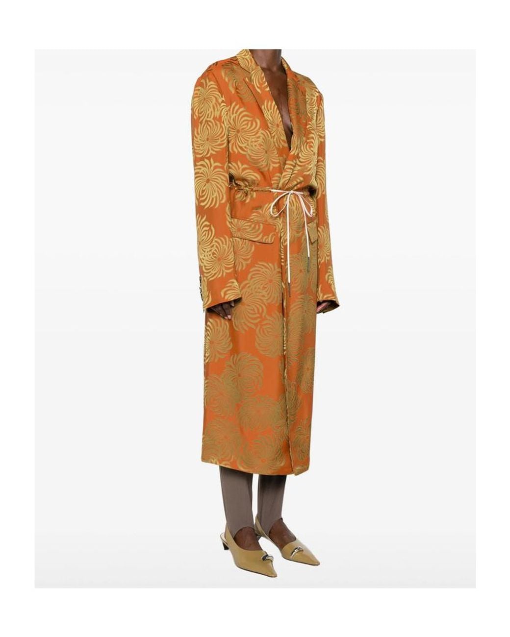 Dries Van Noten Orange Long-Sleeved Windbreaker
