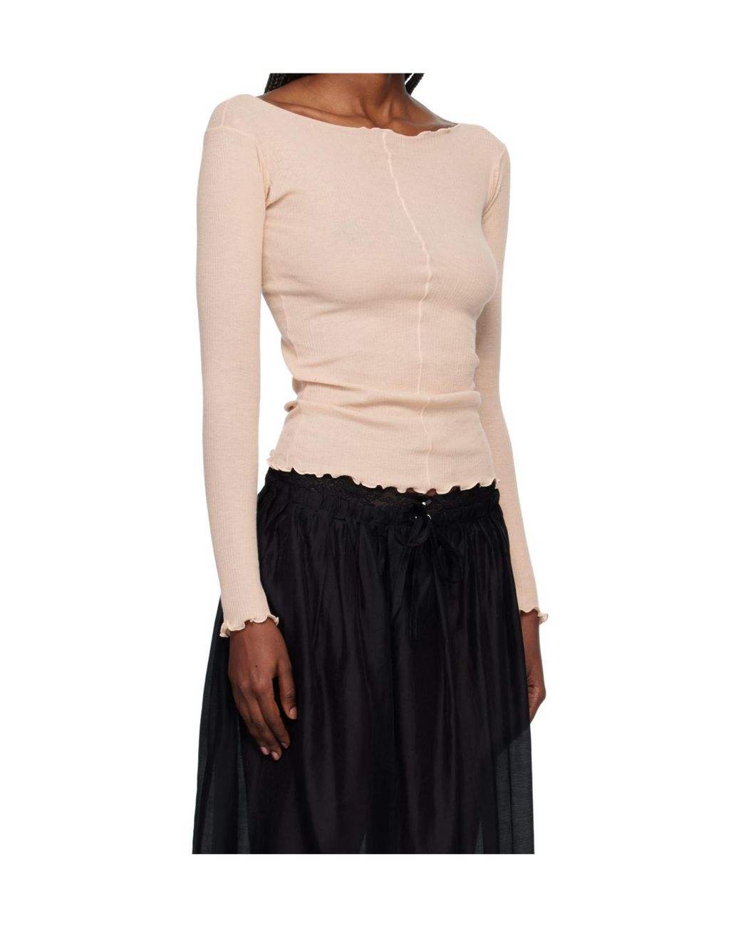 Baserange Black Pama Long Sleeve T-Shirt
