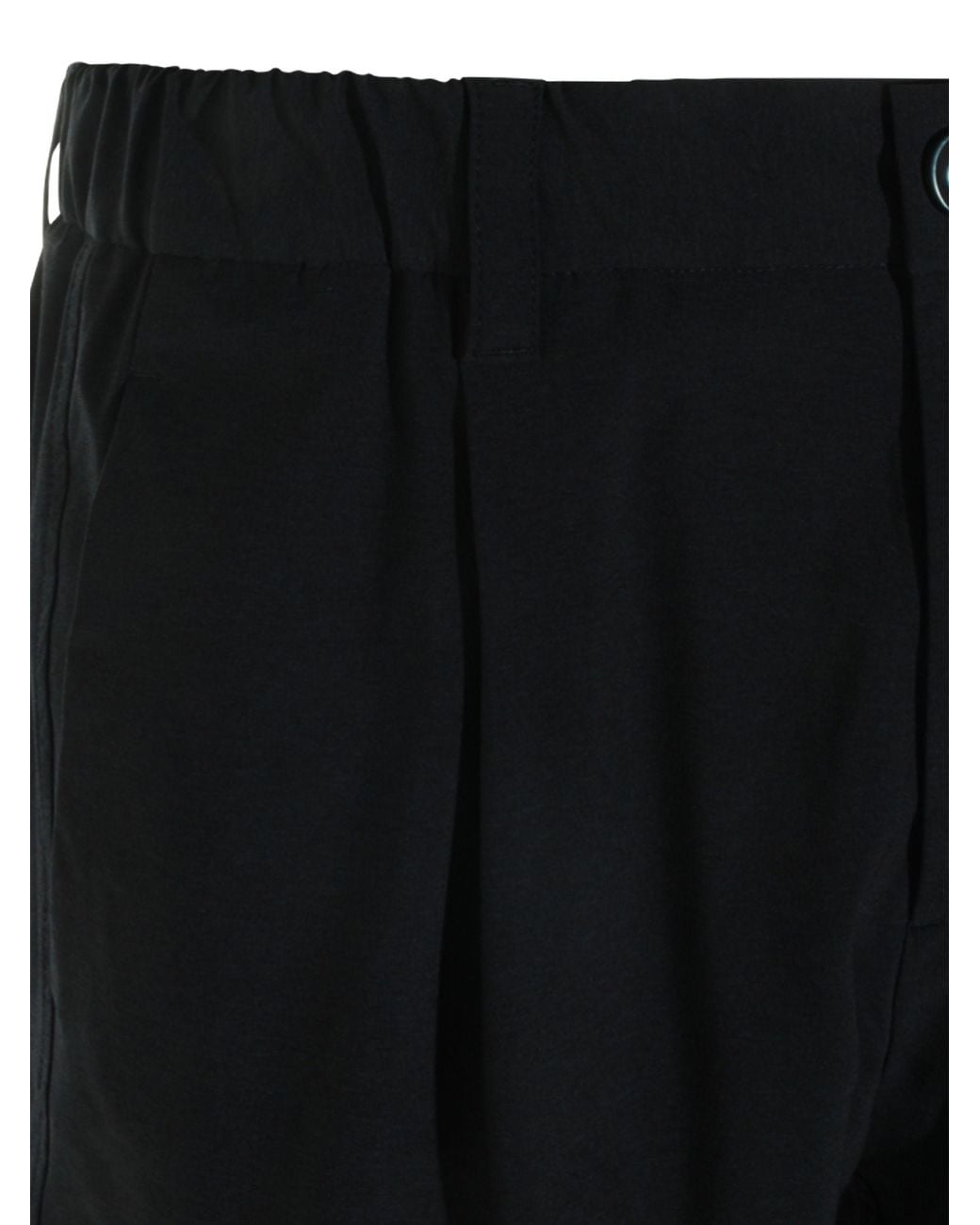 Herno Black Logo Casual Pants for men