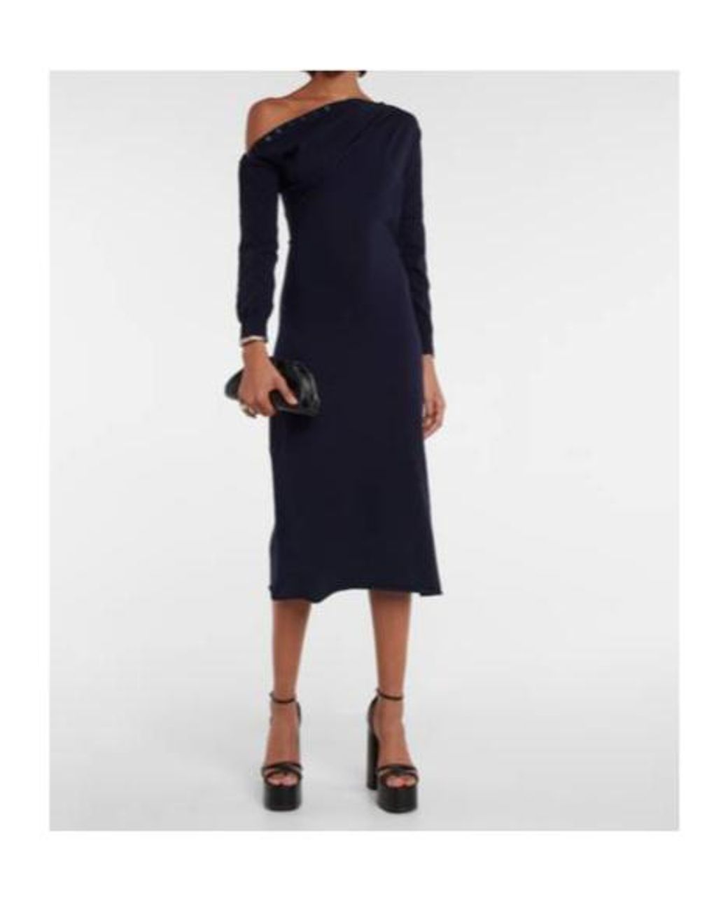 Altuzarra Blue Jeevika Wool-Blend Midi Dress