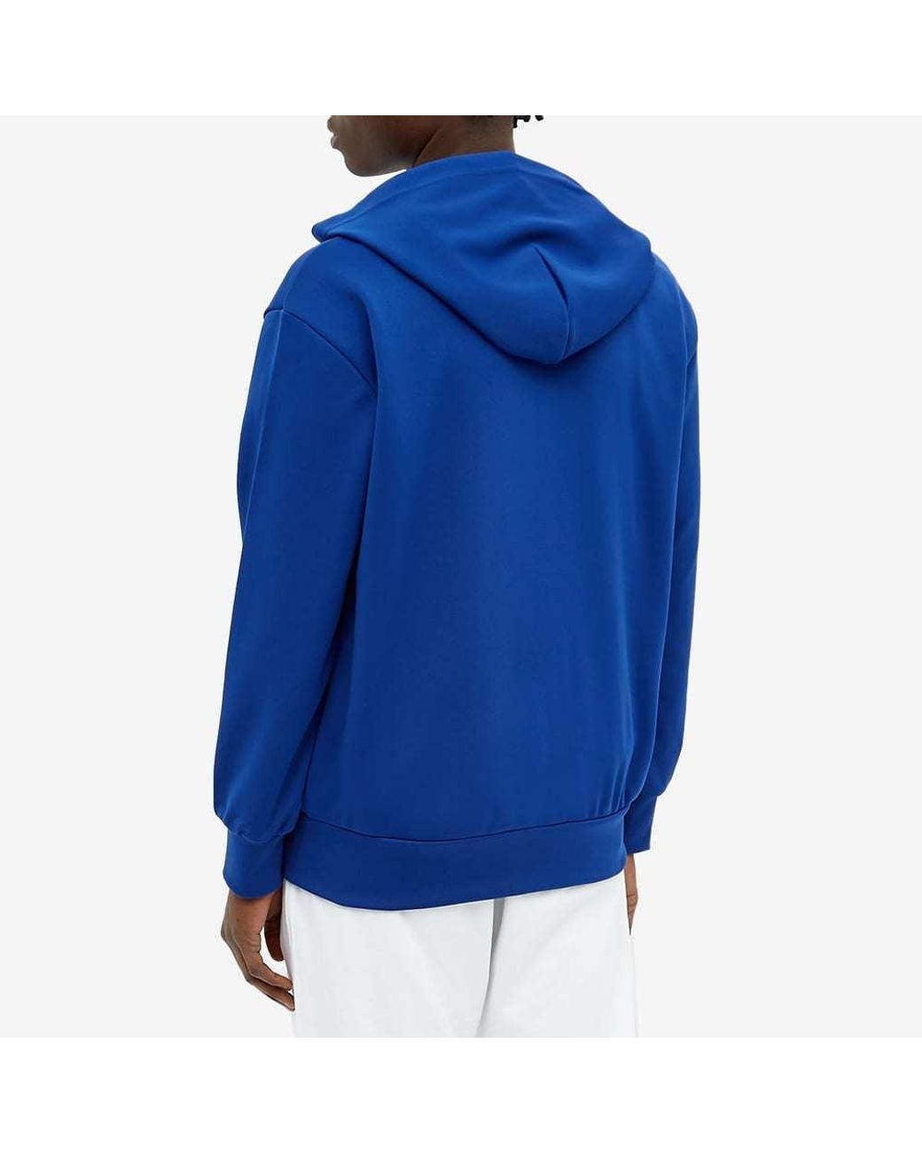COMME DES GARÇONS PLAY Blue Logo Hooded Sweater for men