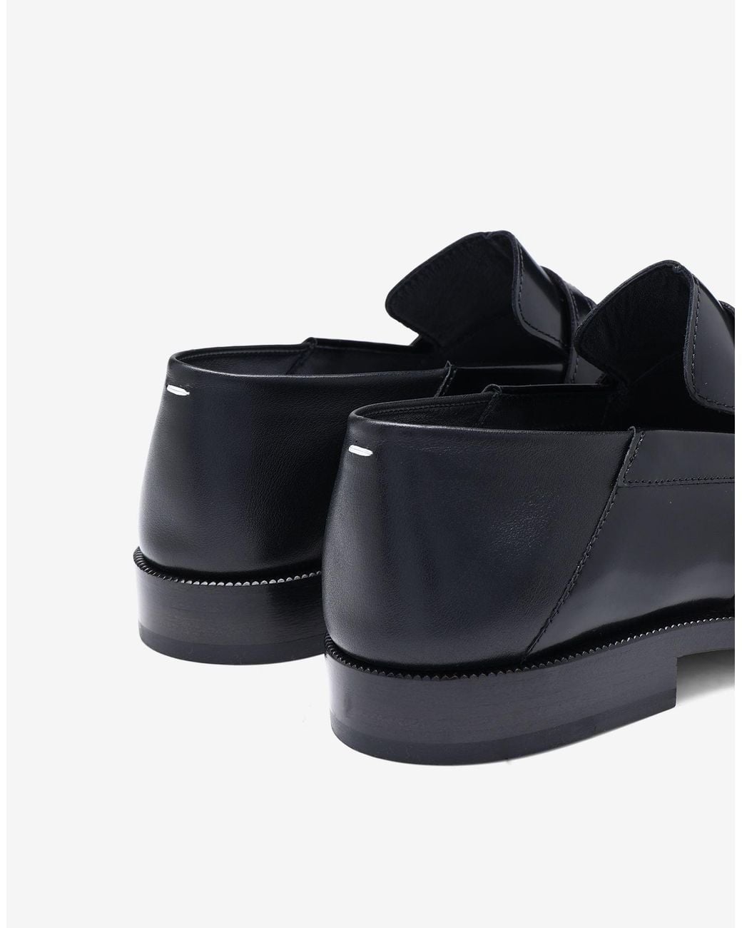 Maison Margiela Blue Tabi Toe Slip On Loafers