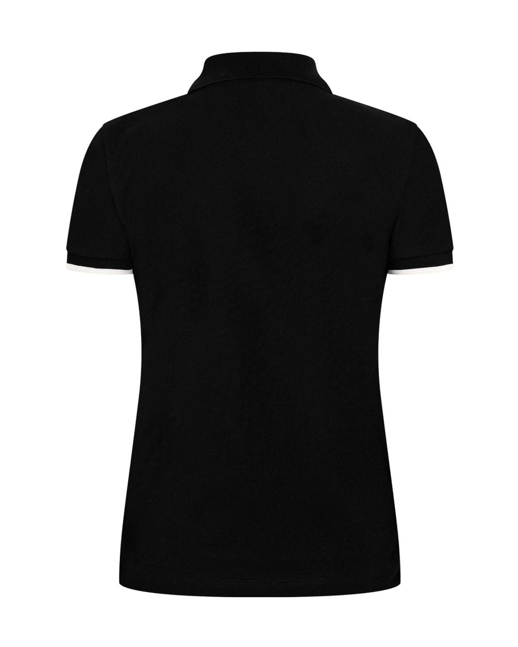 Moncler Black Short-Sleeved Polo Shirt