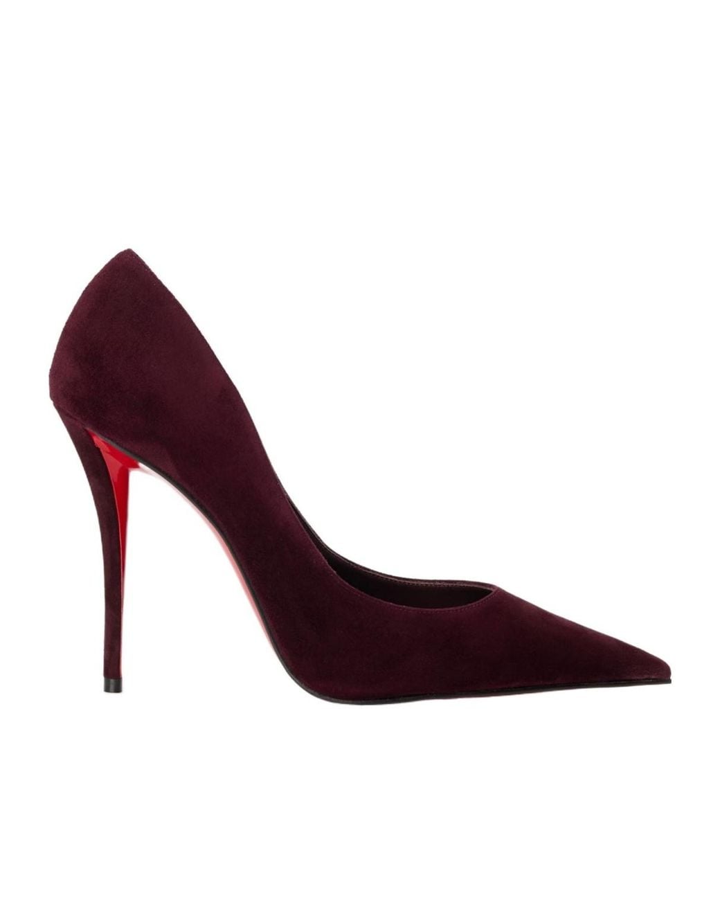 Christian Louboutin Purple Sole Pointed Toe Stiletto Court Shoes