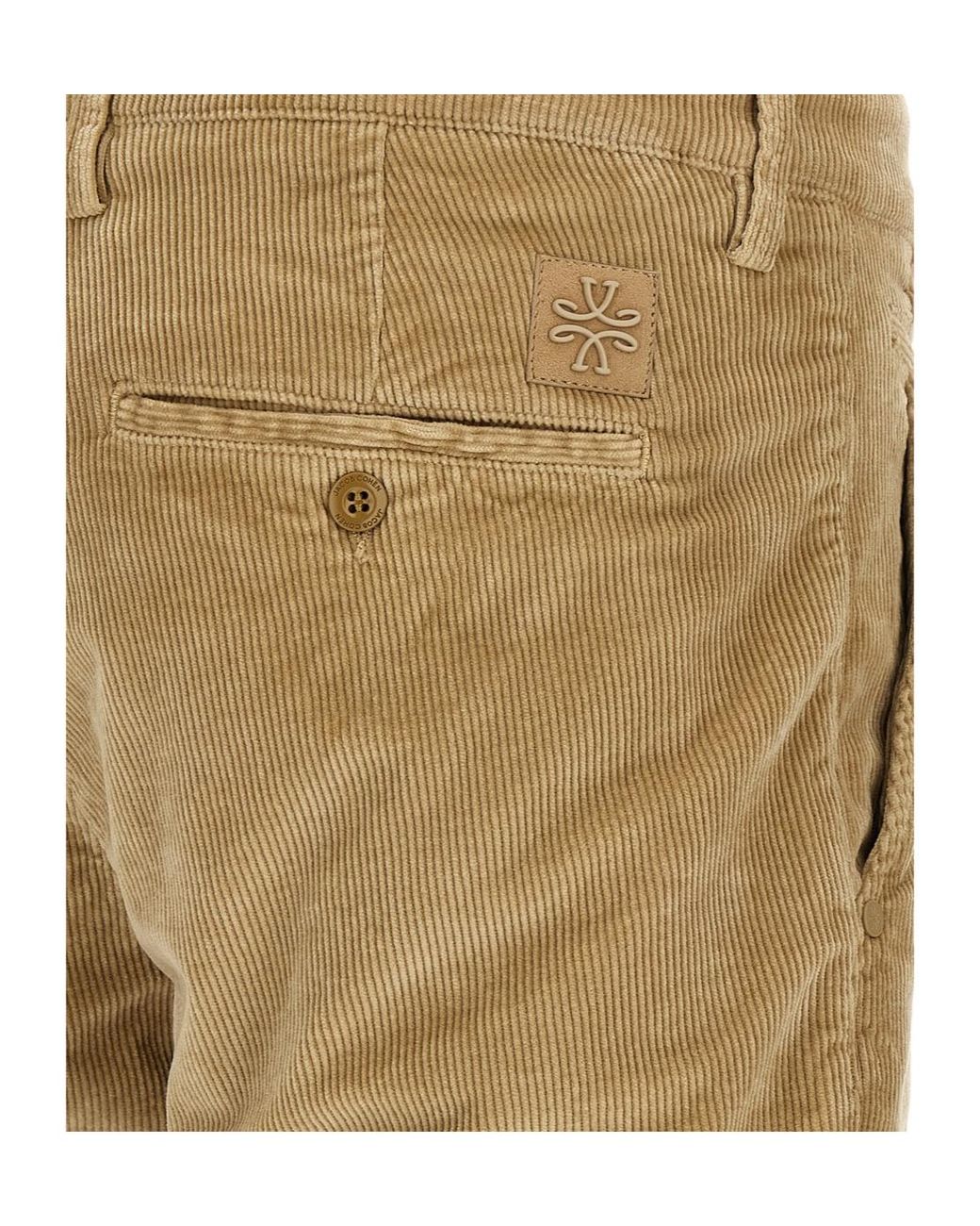 Jacob Cohen Natural Bobby Corduroy Chino Trousers for men